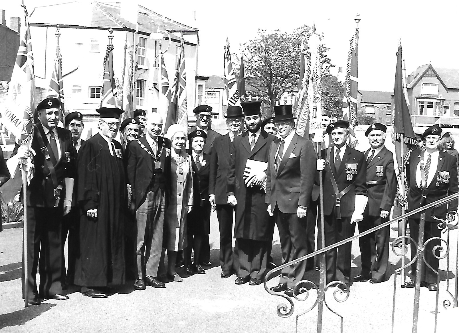 Members of the Association of Jewish Ex Servicemen (AJEX) enjoy an event in Southport in May 1982