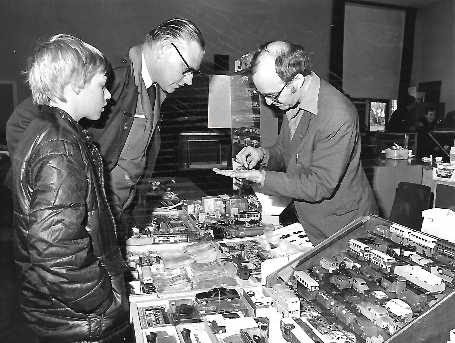 There were lots of impressive looking toy cars, trains and buses on display when the St Johns CE Church Train and Toy Sale took place in May 1982