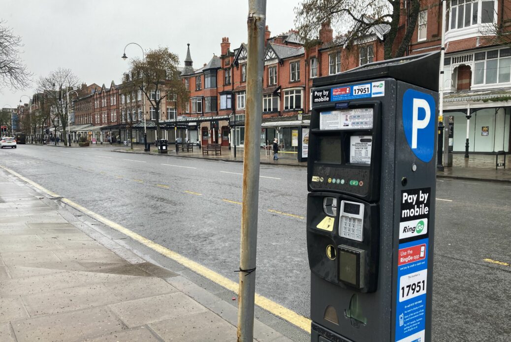 A pay and display parking meter on Lord Street in Southport operated by Sefton Council. Photo by Andrew Brown Media