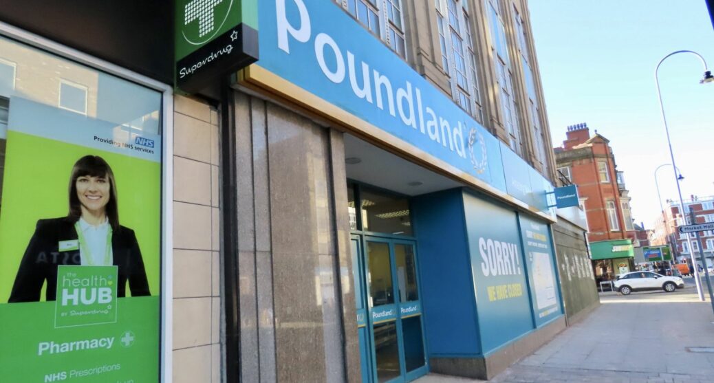 The former Poundland store on Eastbank Street in Southport town centre. Photo by Andrew Brown Media