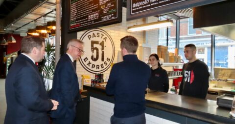 Success of Southport Market celebrated as Michael Gove visits to chat with traders