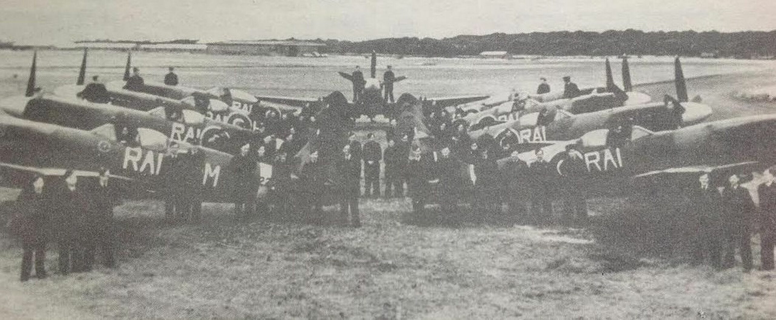 The Spitfires of 602 Squadron at RAF Woodvale near Southport in World War II