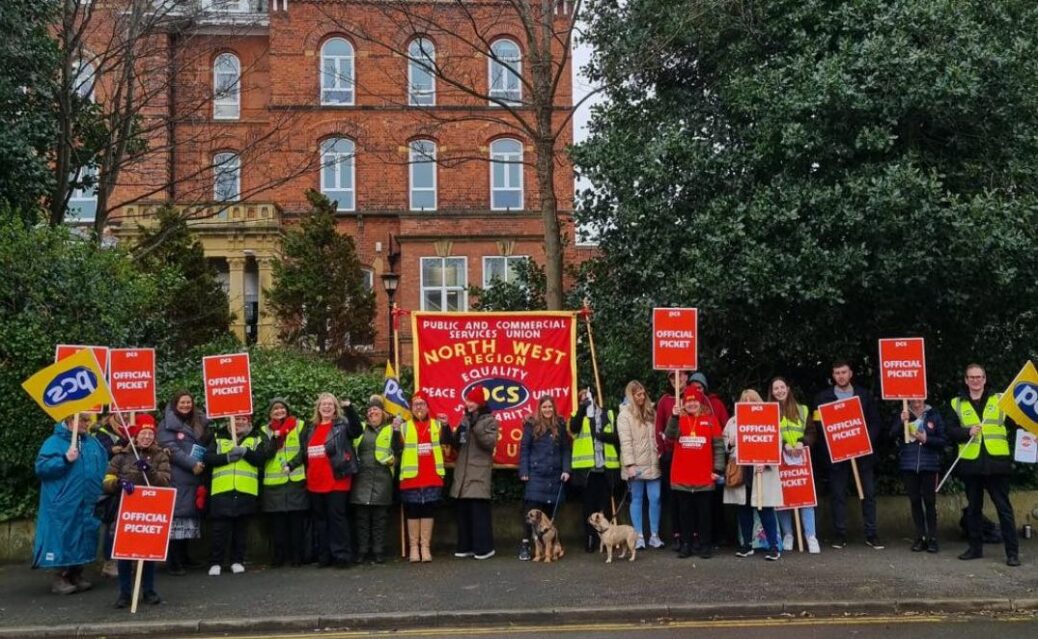 Staff at the Passport Office in Southport are among those workers starting five weeks of strike action