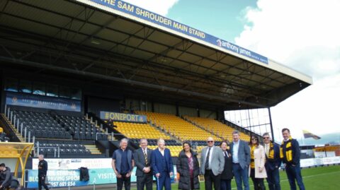 Main Stand Southport FC named in honour of Club President Sam Shrouder