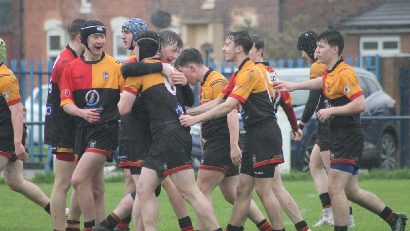 Southport Rugby Club won the Under 18 North West Plate Final. Photo by David Atkinson