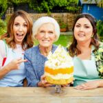 Southport TV chef Jemma Melvin, who won BBC One programme  The Jubilee Pudding: 70 Years in the Baking, will appear at Southport Flower Show. Jemma (right) is pictured with Alex Jones (left) and Dame Mary Berry (right). Photo by Jemma Melvin