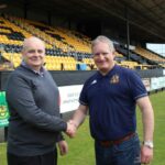 Southport Football Club has announced its latest new commercial partnership as LeaseCar UK joins the clubs ever-expanding list of sponsors and partners. LeaseCar director Bryn Jones is pictured with Steve Dewsnip, Southport FCs Head of Commercial and Operations