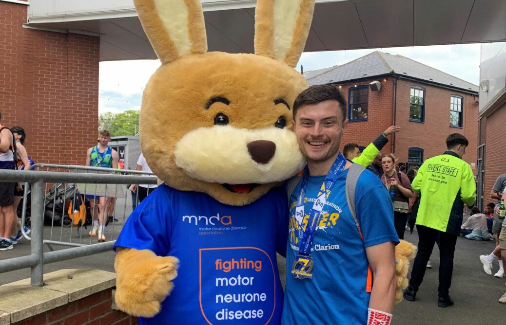 Southport NHS worker Ryan Ashcroft took part in the Leeds Marathon