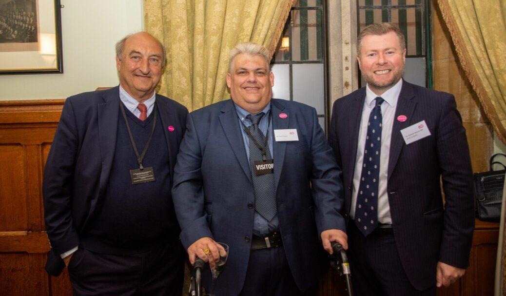 The 60th anniversary of Revitalise, which operates the Sandpipers Centre in Southport, was celebrated at a special reception in Parliament, hosted by Southport MP Damien Moore (right). On the left is Chair of Revitalise, George Blunden. In the centre is Neil Crouch, who gave a great testimony on his experience of staying as a Revitalise guest