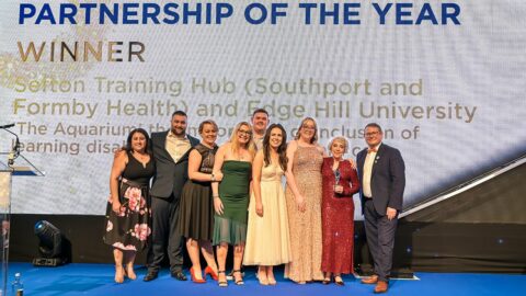 Sefton Training Hub and Edge Hill University win Student Nursing Times Award
