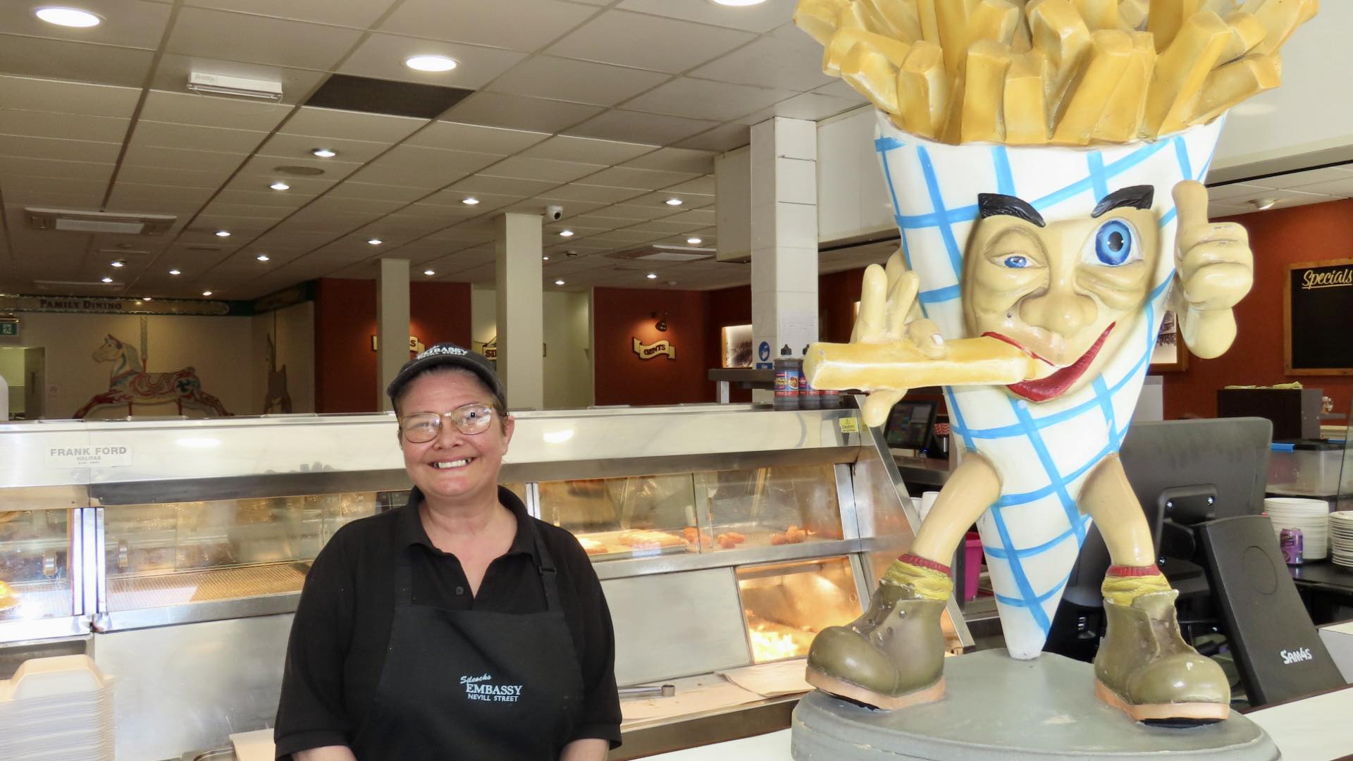 Silcock's Embassy Restaurant on Nevill Street in Southport is celebrating National Fish and Chip Day. Photo by Andrew Brown of Stand Up For Southport