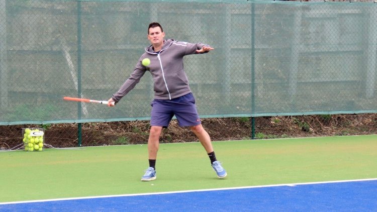 Over a quarter of a million pounds has been invested in creating some of the best tennis courts in the North West at Sphynx Tennis Club in Southport. Tennis coach Chris Parkes 