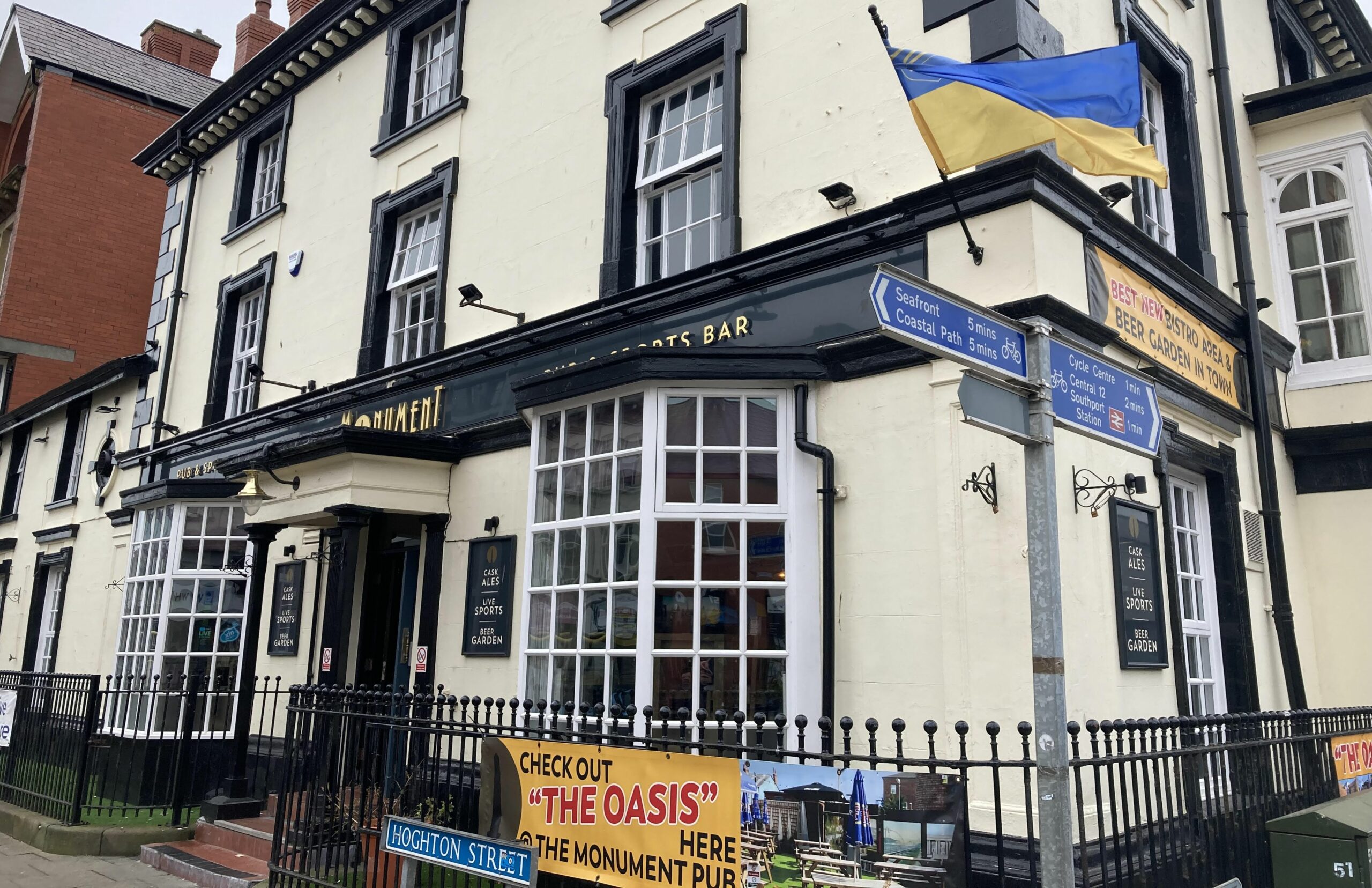 The Monument pub in Southport. Photo by Andrew Brown Stand Up For Southprot