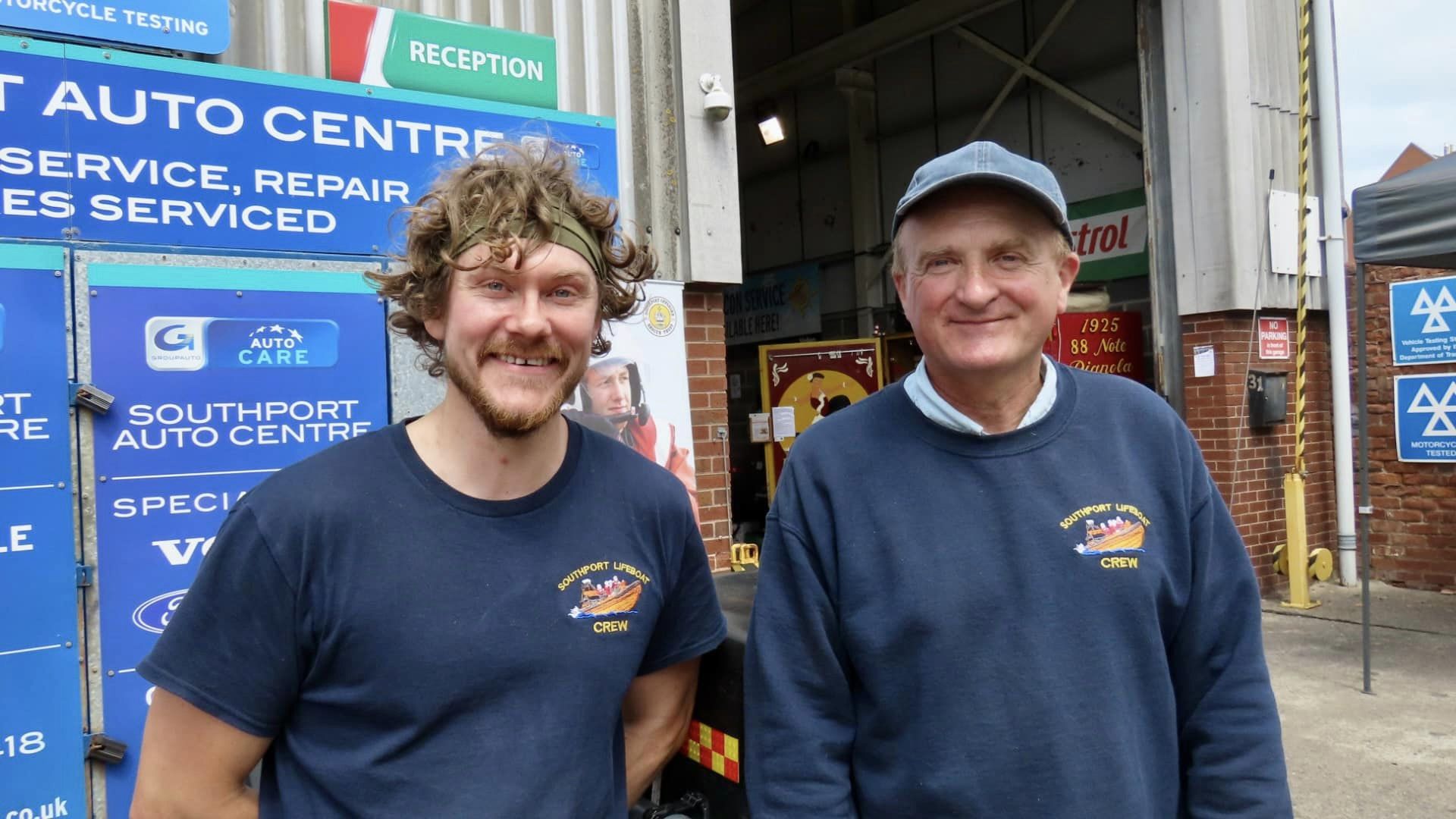 Southport Auto Centre hosted its annual Classic Car and Motorcycle Transport Fundraising Event. Volunteers from Southport Lifeboat. Photo by Andrew Brown Stand Up For Southport