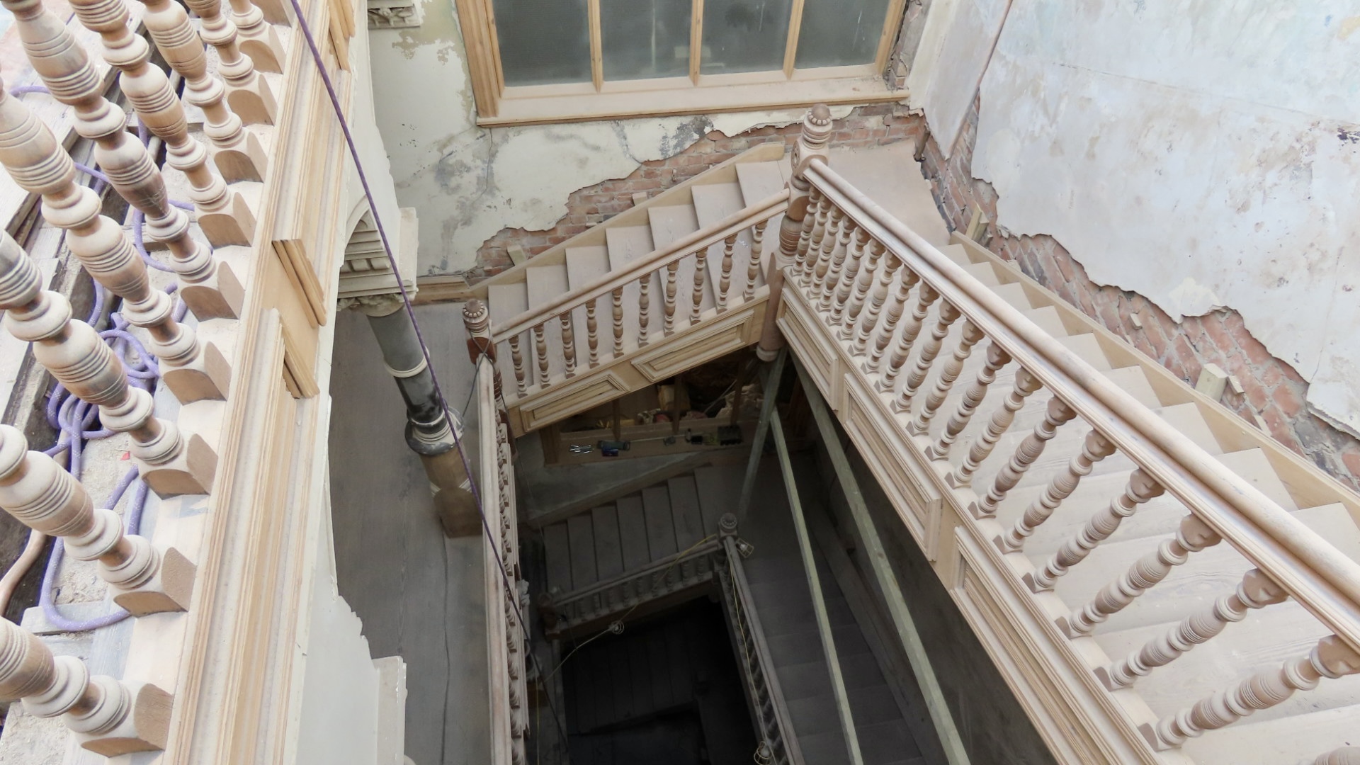Painstaking work is taking place by Craft & Sons to convert one of the most exceptional Listed buildings in Southport into a new climbing gym and café. Photo by Andrew Brown Stand Up For Southport