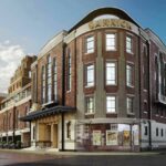 An artist's impression of the proposed new design for the former Garrick theatre in Southport