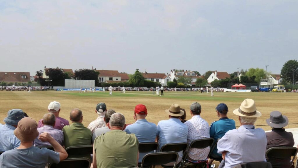 Lancashire v Hampshire County Cricket at Southport and Birkdale Sports Club. Photo by Andrew Brown Stand Up For Southport