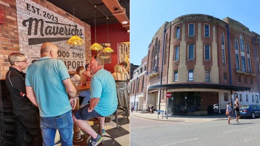 Mavericks Bar on Lord Street and the former Garrick Theatre on Lord Street in Southport. Photo (left) by Mark Shirley and photo (right) by Andrew Brown Stand Up For Southport