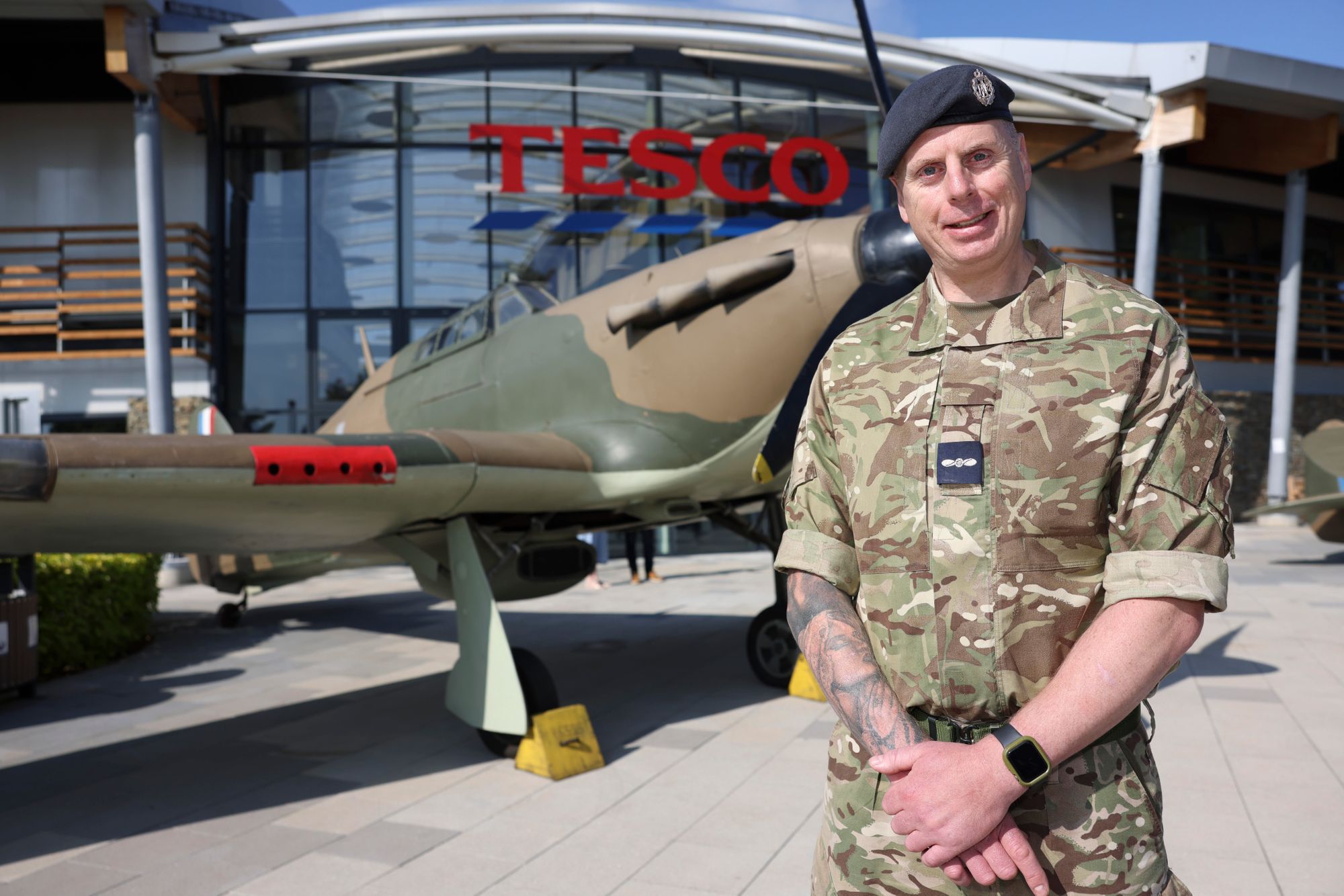 Southport reservist chef Anthony Morris represented the RAF in a national event to celebrate Armed Forces Week and Tescos support of military veterans and reservists
