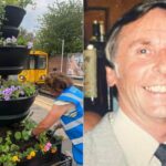 A new four tiered planted has been provided at Birkdale Train Station in Southport in memory of Birkdale Civic Society founder Ralph Gregson MBE