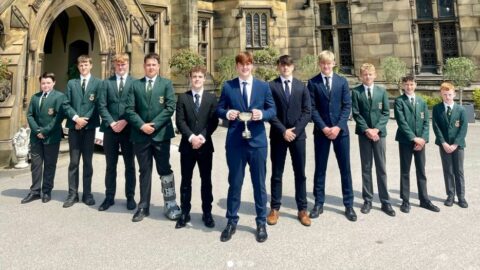 Scarisbrick Hall School celebrates winning Lancashire Rugby School of the Year