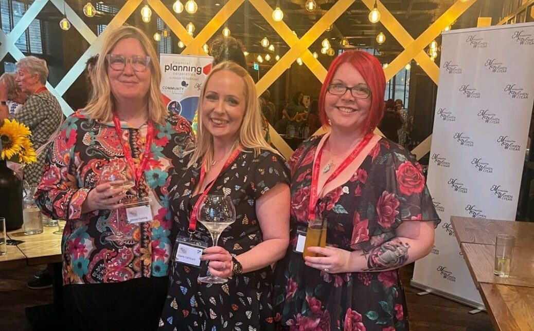 Sarah Jackson (right), who owns Hatter's Digital Agency in Southport, has been named a finalist at the 2023 Merseyside Women of the Year Awards