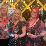 Sarah Jackson (right), who owns Hatter's Digital Agency in Southport, has been named a finalist at the 2023 Merseyside Women of the Year Awards