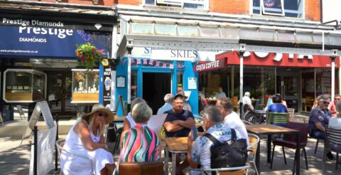 Skies bar on Lord Street in Southport is open again for summer with a stylish new look