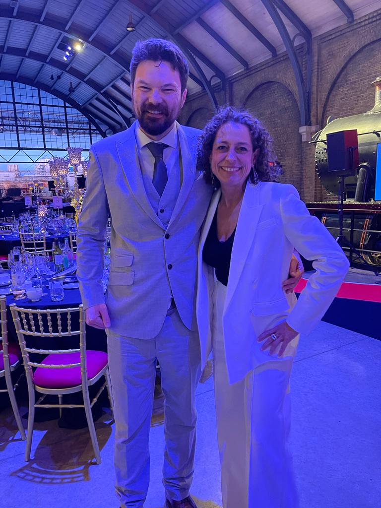 Sunnyside Guest House in Southport won the Bronze Award at the 2023 Visit England Awards for Excellence. Owner Anthony Duffey with presenter Alex Polizzi