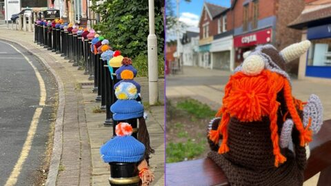 International Yarn Bombing Day returns to Formby with 150 colourful creations