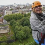 Age Concern Liverpool and Sefton CEO Jacinta Ashdown has completed her abseil at Liverpool Anglican Cathedral!