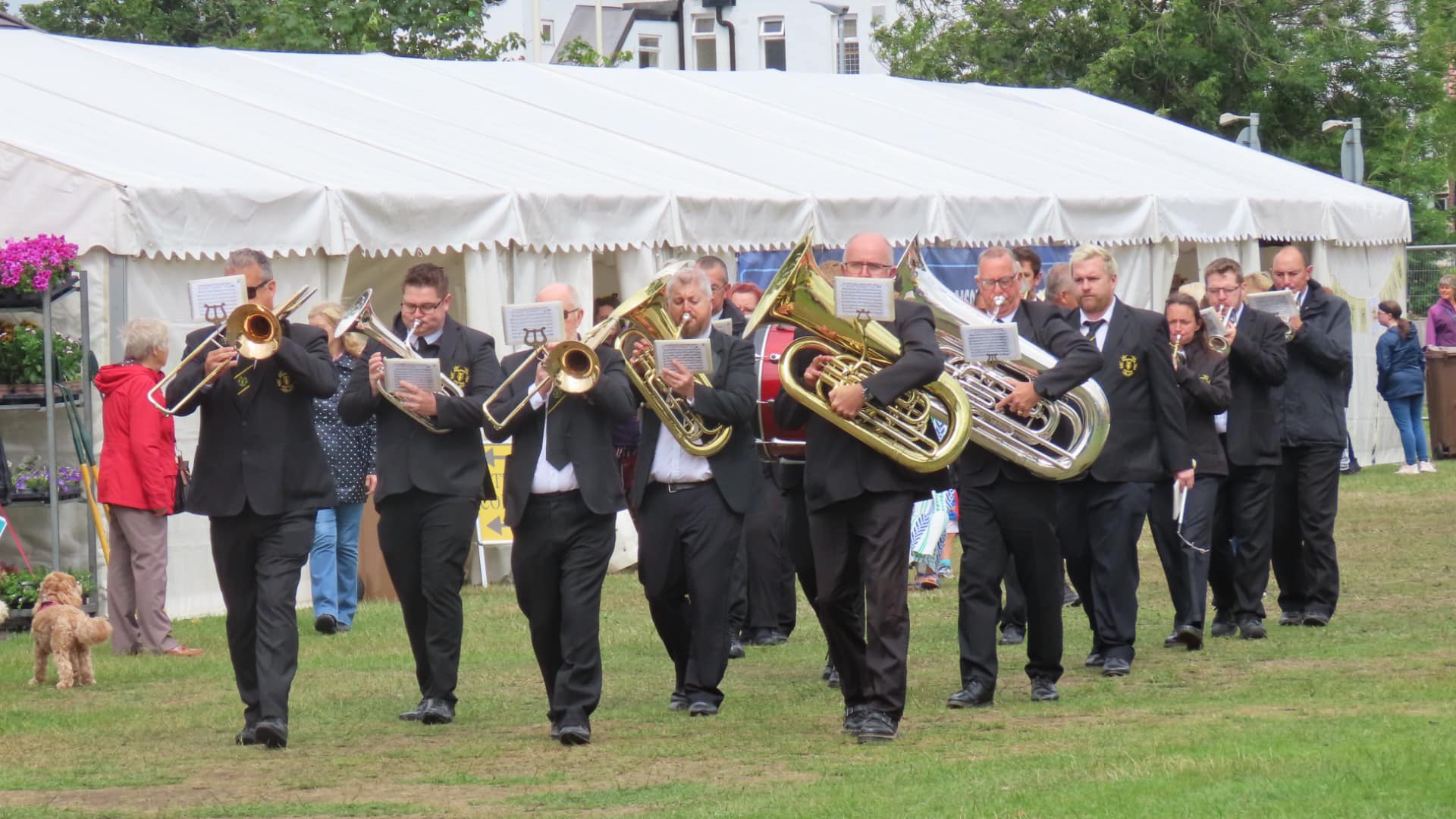 The 101st Ainsdale Summer Show. Skelmersdale Brass Band. Photo by Andrew Brown Stand Up For Southport