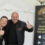 Paul Tasker (left) and Trevor Ford (right) of Mighty Radio at the 101st Ainsdale Summer Show. Photo by Andrew Brown Stand Up For Southport