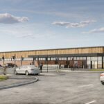 The proposed new Aldi store in Formby. Image by The Harris Partnership