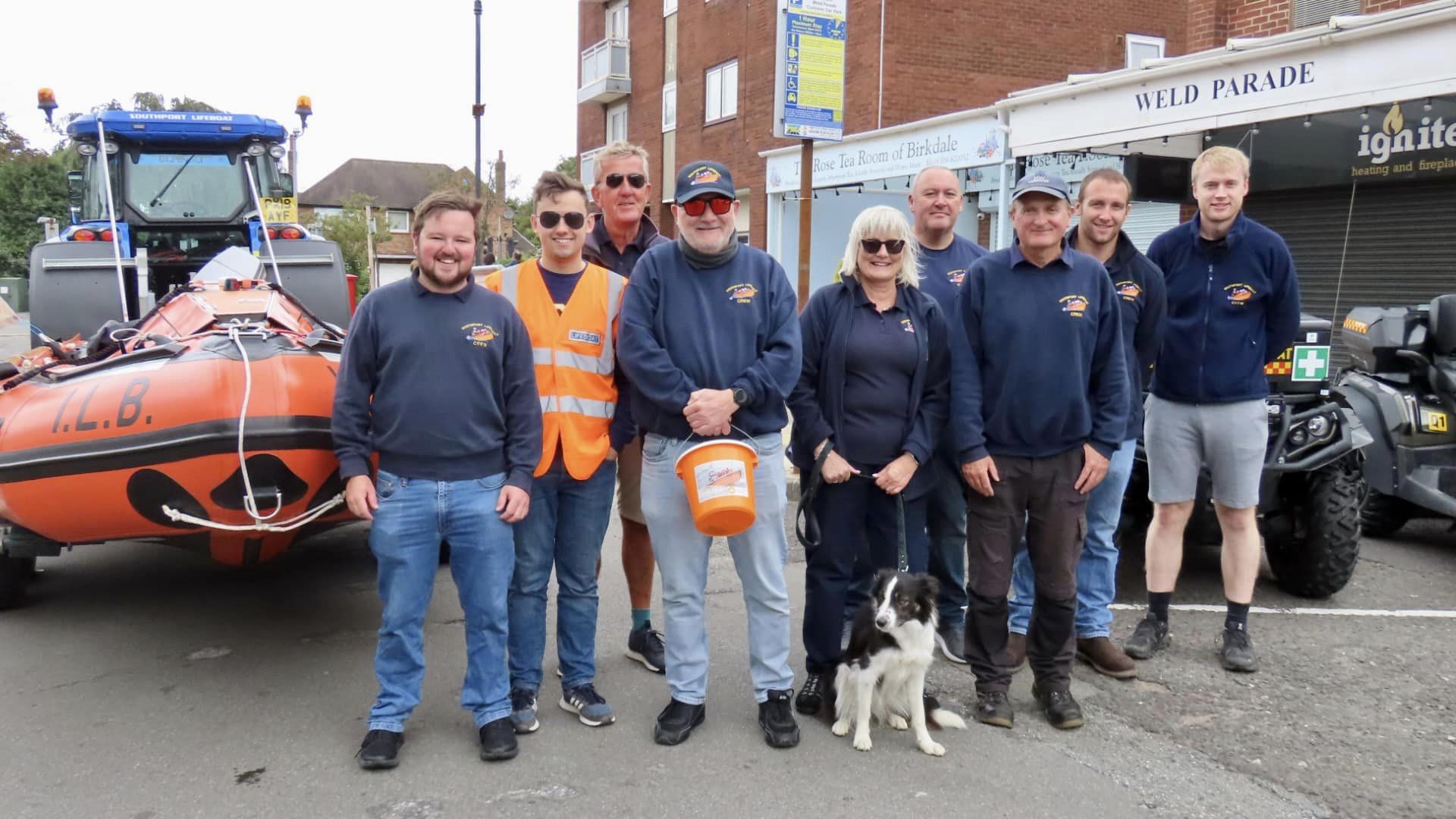 Southport Lifeboat volunteers at Birkdale Village Summer Fayre. Photo by Andrew Brown Stand Up For Southport