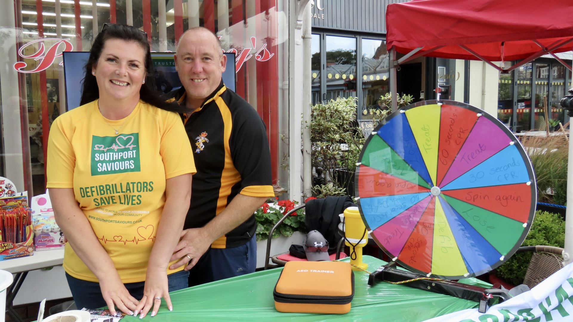Southport Saviours at Birkdale Village Summer Fayre. Photo by Andrew Brown Stand Up For Southport
