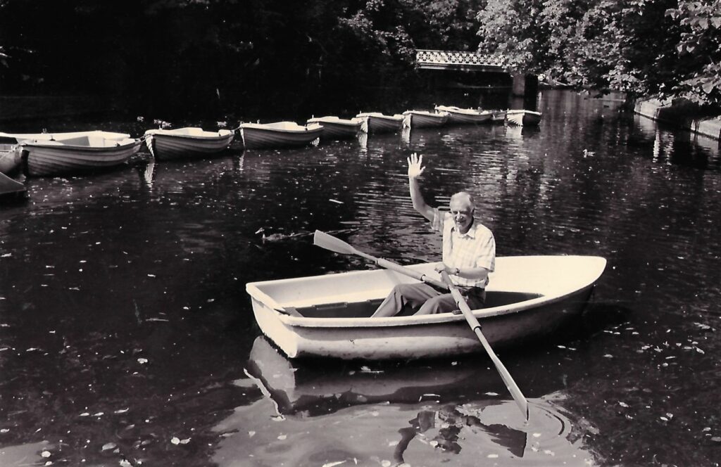 Boats on the lake at the Botanic Gardens in Churchtown in Southport in July 1994. Photo by Andrew Brown Stand Up For Southport