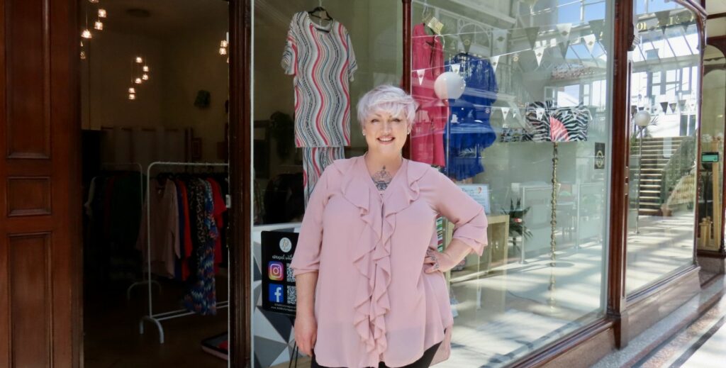 Debbie-Lyn Connolly-Lloyd is opening her new shop Debbie-Lyn Apparel in Wayfarers Arcade on Lord Street in Southport. Photo by Andrew Brown Stand Up For Southport