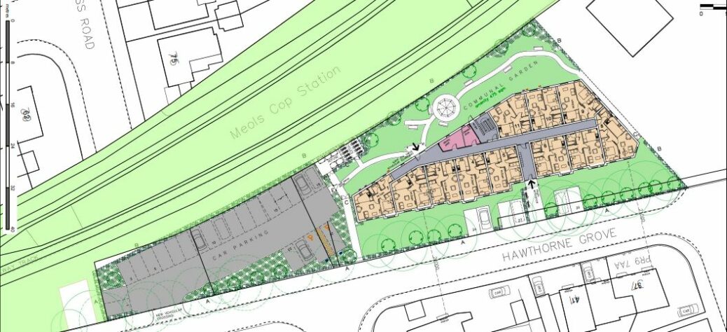 A new block of apartments for the over 55s could soon be built next to Meols Cop train station in Southport