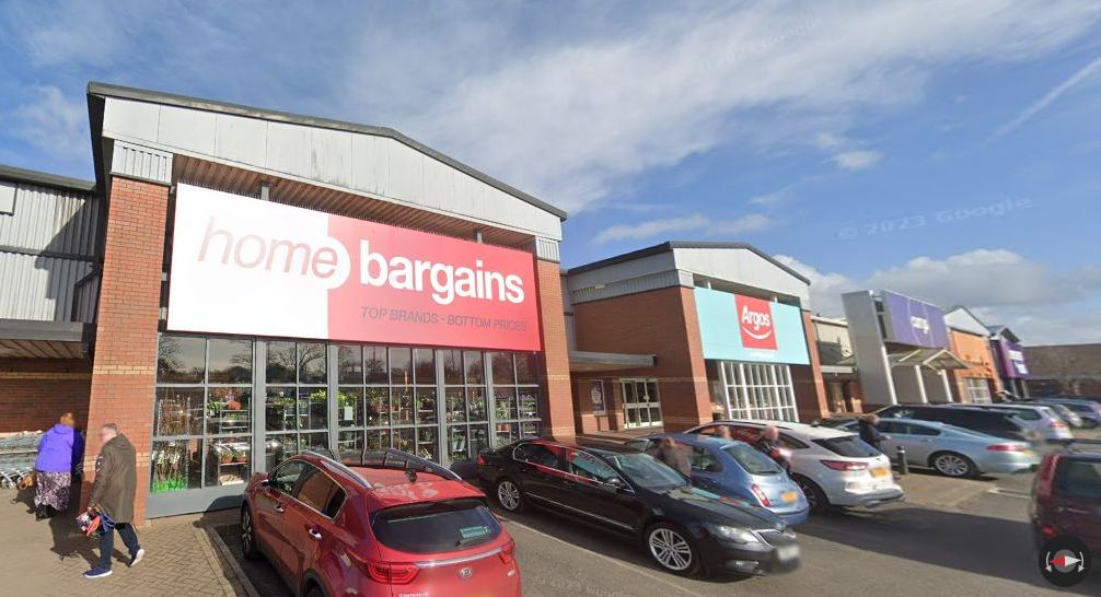 Home Bargains at Meols Cop retail park in Southport