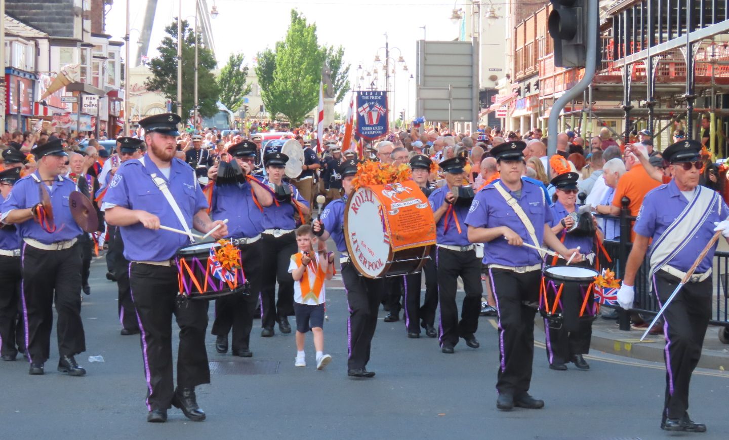 The Orange Lodge Parade in Southport. Photo by Andrew Brown Stand Up For Southport