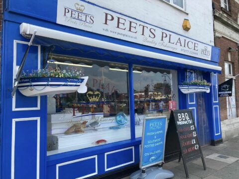 Peet’s Plaice fish shop in Southport sells fillets of huge 230 lb halibut caught near Scandinavia