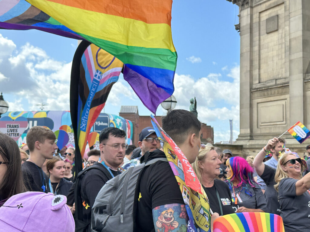 A council group once again flew the flag for Sefton at this weekends Pride event in Liverpool