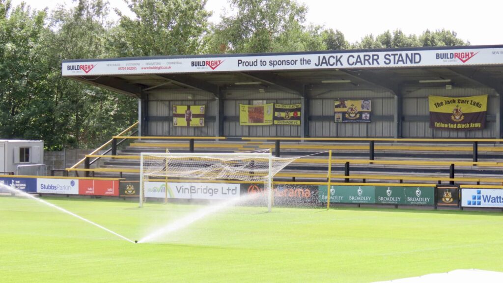 Southport FC. Photo by Andrew Brown Stand Up For Southport