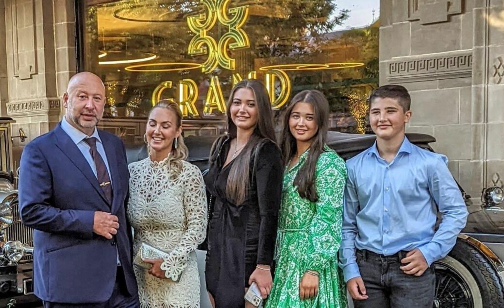 Guests enjoyed the official opening of The Grand in Southport. Owners Andrew and Vicky Mikhail with children Chloe, Grace and Harry. Photo by Mark Shirley owner of Shift F8 Photography.