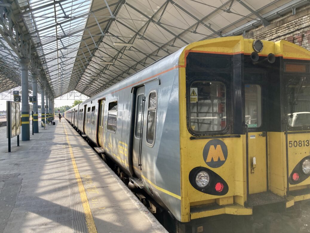 A Merseyrail train at Southport Train Station. Photo by Andrew Brown Stand Up For Southport