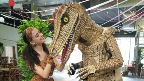Vera and the Velociraptor children’s show comes to Southport Market for the school summer holidays
