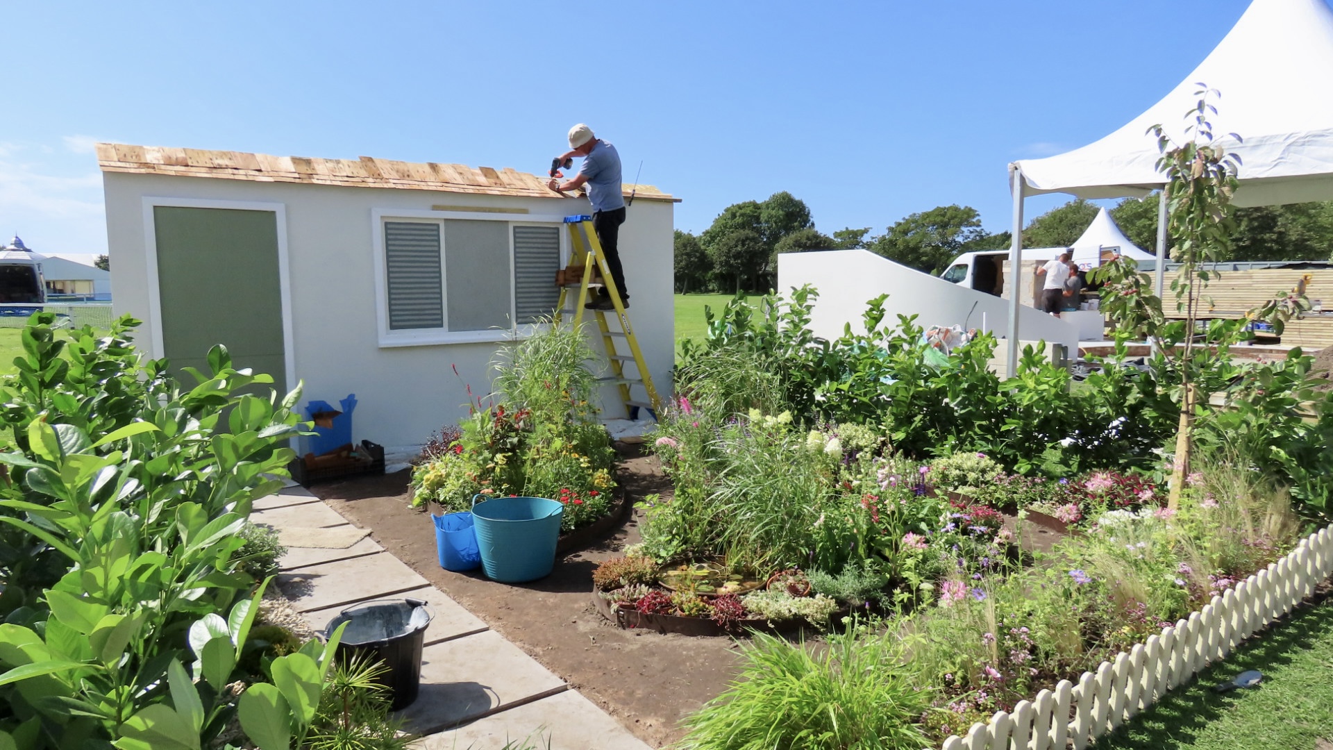 Families will be invited to make the most of their front gardens when the 2023 Southport Flower Show takes place with a show garden by the Lancashire branch of the National Open Garden Scheme. Photo by Andrew Brown Stand Up For Southport