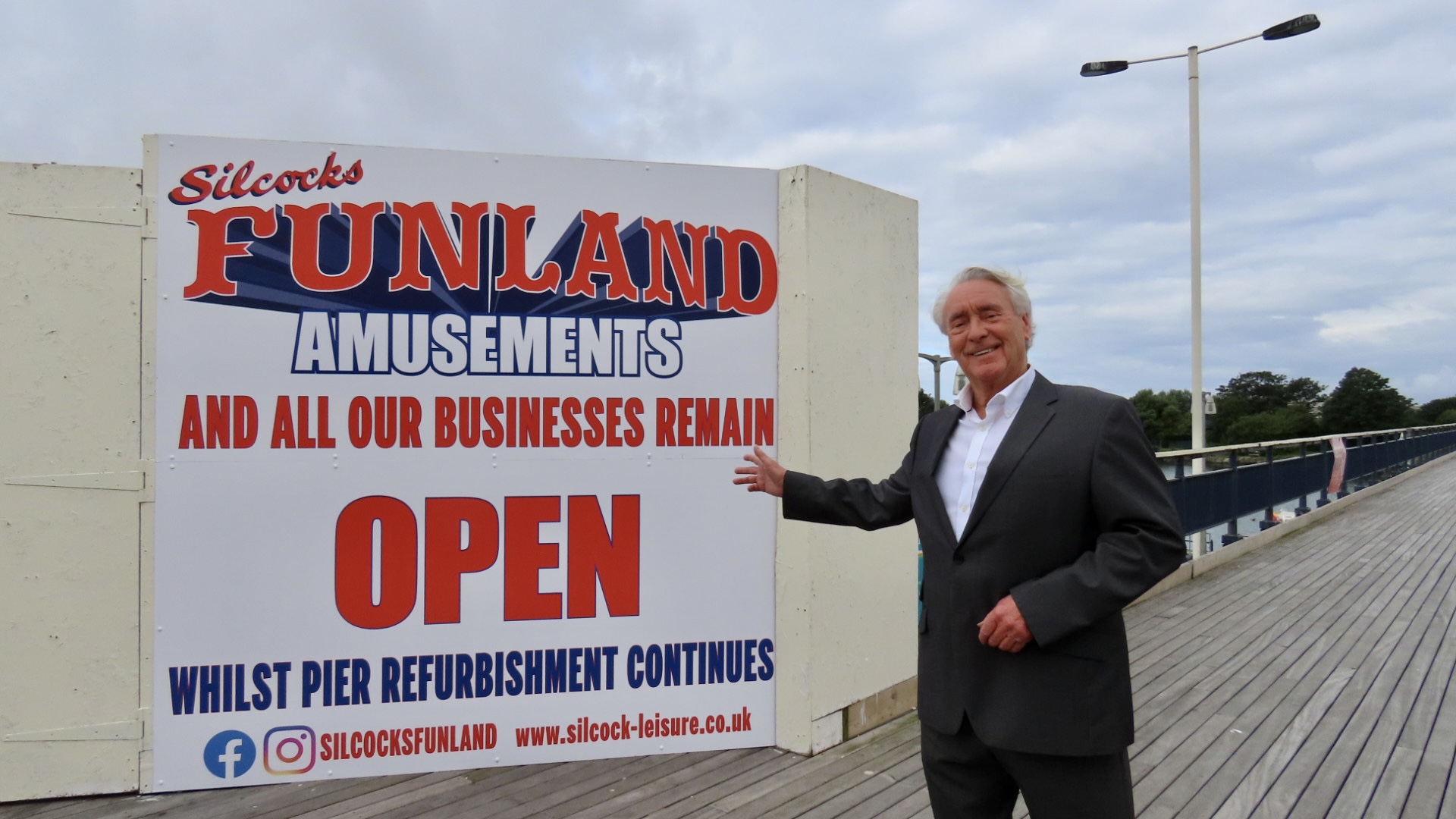 Silcock Leisure Group Managing Director Herbert Silcock Jr is keen to let people know that Southport and all its attractions are open for business. Photo by Andrew Brown Stand Up For Southport