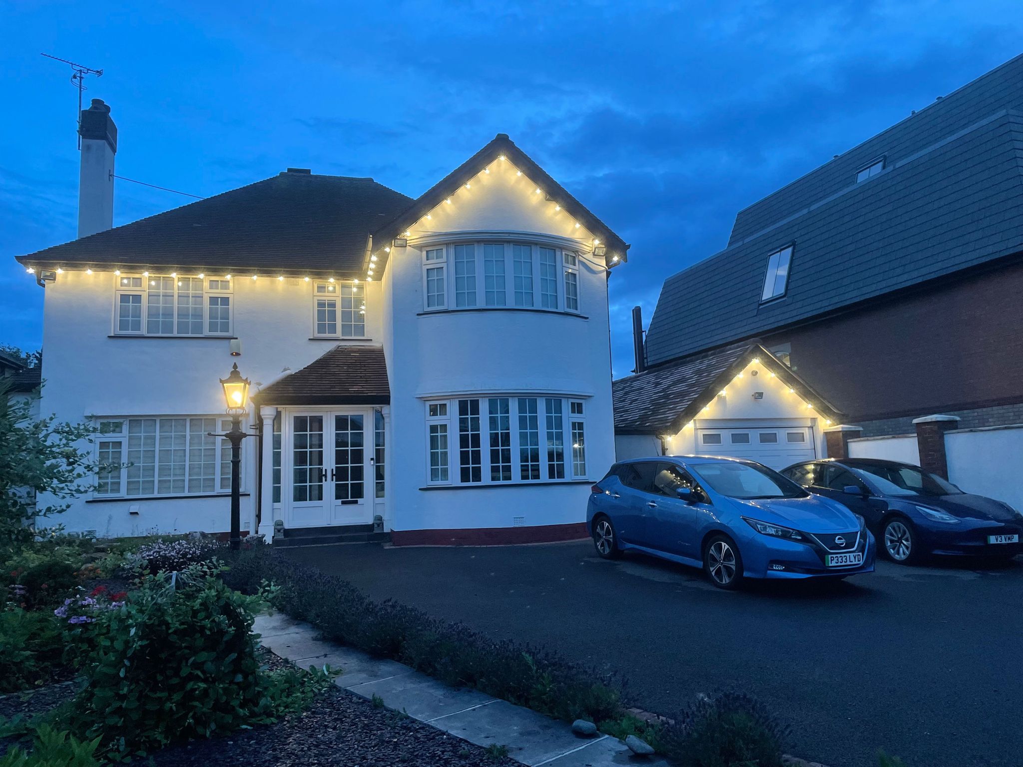 A home and garden in Birkdale Southport has been transformed with 100 metres of decorative lighting by local firm IllumiDex UK Ltd